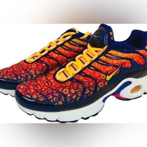 Nike Air Max plus GS Sz 7Y =Orange running Sneakers CI9932-500 emojis RARE